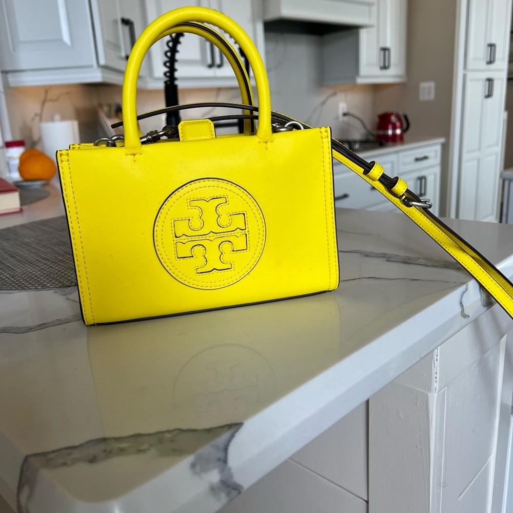 Tory Burch Yellow Crossbody Bag, excellent condition